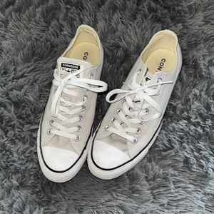 Converse Gray Low-Top Sneakers